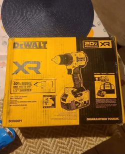 🔥$120 PRICE IS FIRM🔥 
DEWALT 20V XR Compact 1/2 in. Drill/Driver W/ 5.0Ah Battery & Charger