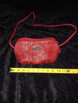 Red  Leather  Purse Tiqnanello