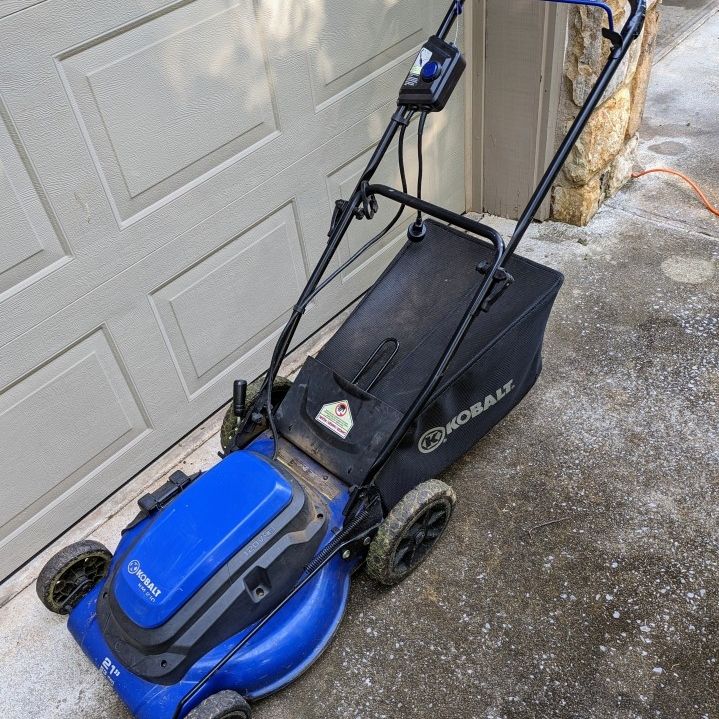 Kobalt km210 electric lawn mower hotsell