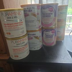 Formula Puramino,neocate,DHA ,RHA,similac Neosure 