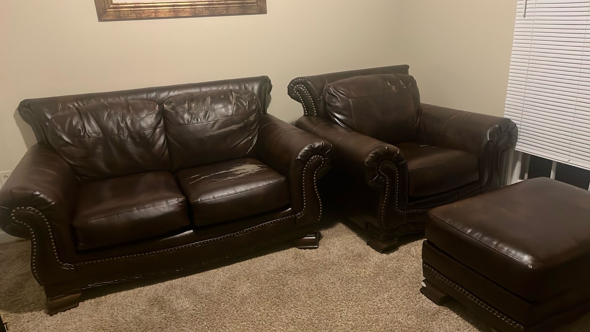 Small Sofa, Chair & Ottoman