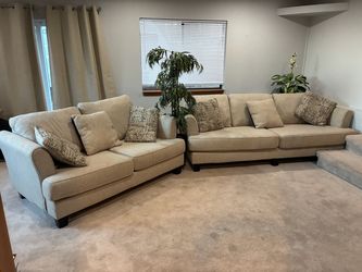 Sofa and Love Seat
