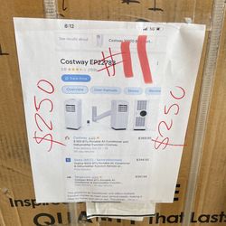 BTU Portable Air Conditioner Whit Dehumidifier