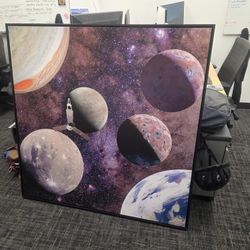 Space Art With Jupiter's Moons
