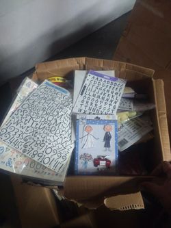 Scrapbooking supplies