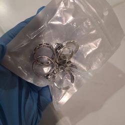 Sliver Rings Size 5 To 6