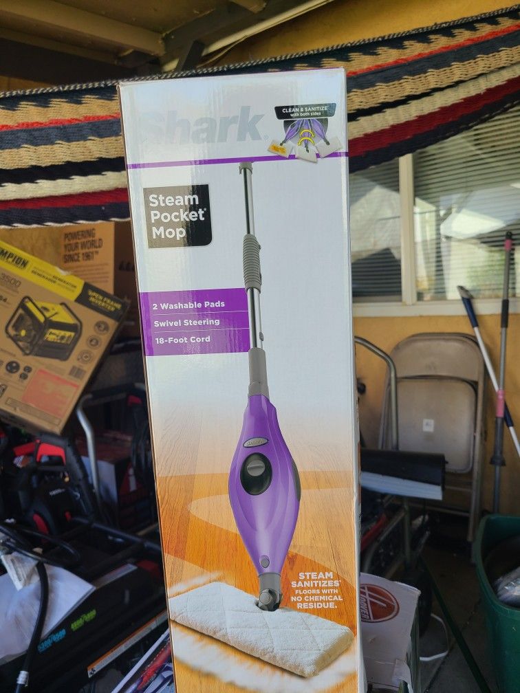 semi new shark steam pocket mop in good condition 