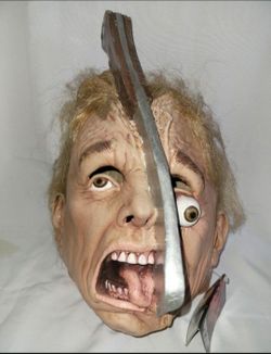 Trick or Treat Studios Cleave Mask Knife Halloween Adult Costume