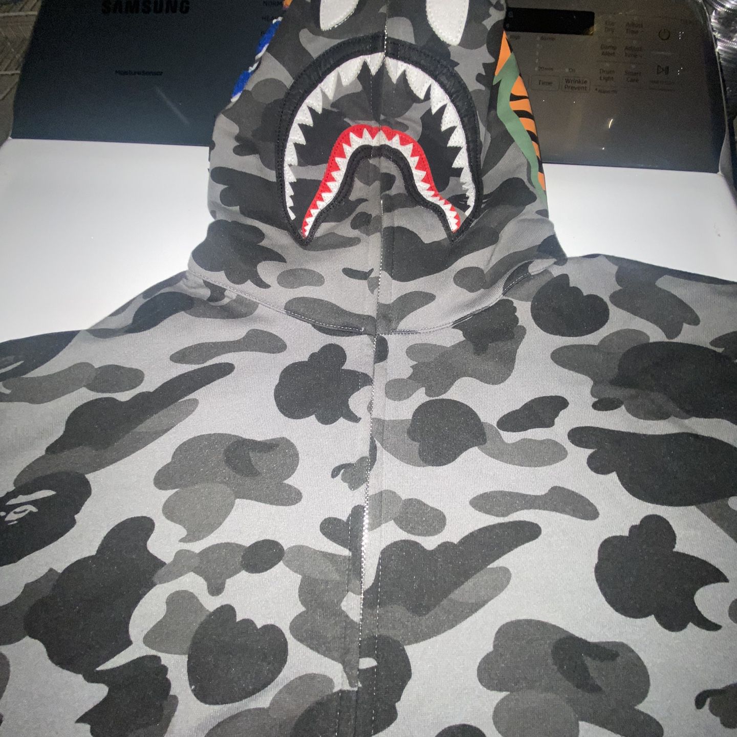 Dark Grey Bape Hoodie (XL) (Brand New) Message Me If Have Any Questions (IF NEED OF SHIPPING MESSAGE ME)