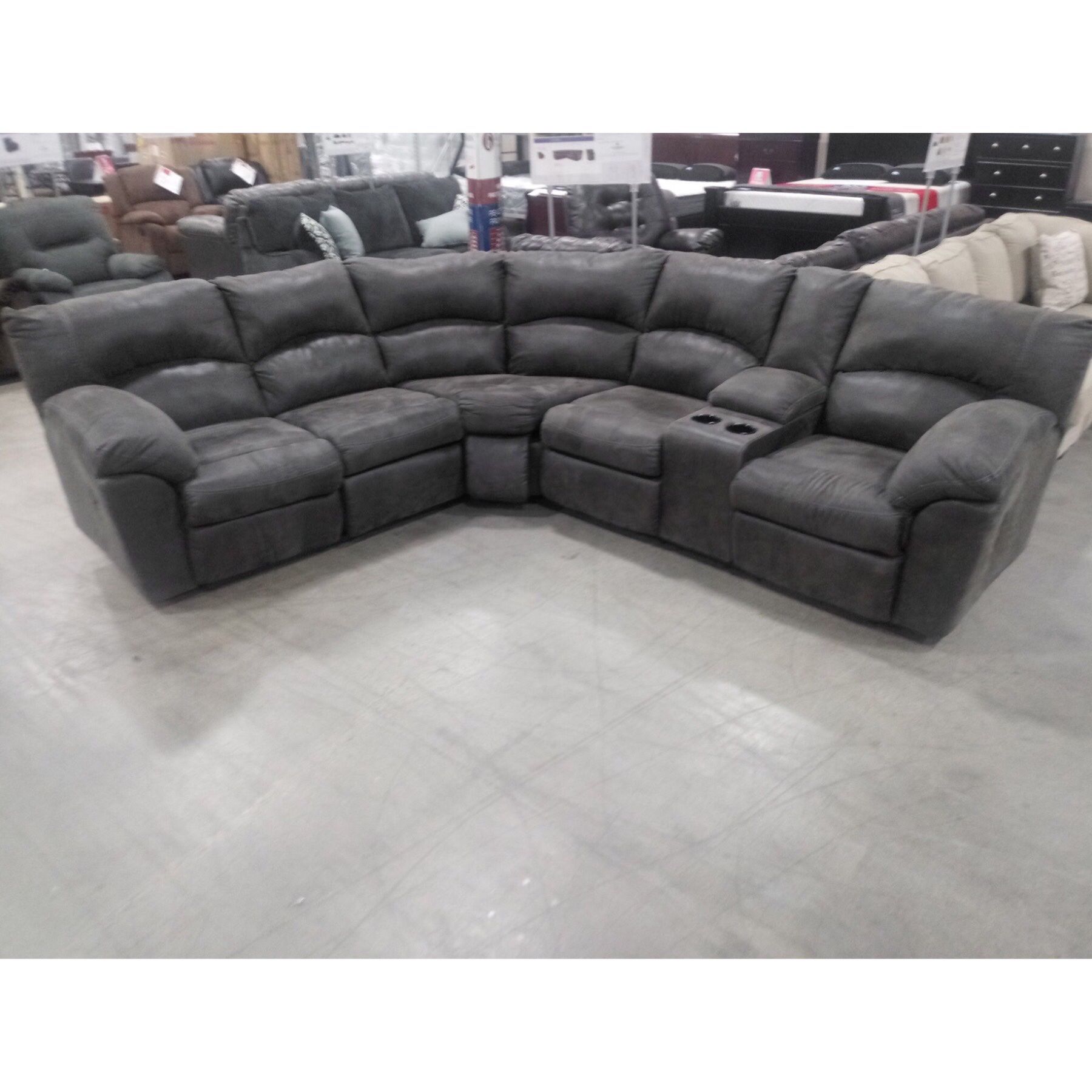 Brand New Reclining Sectional Available For Immediate Delivery