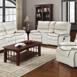 Brand New 3 Pc Recliner Living Room Set