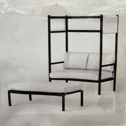 Mini Daybed With Ottoman