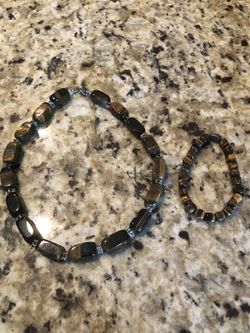 Necklace and bracelet