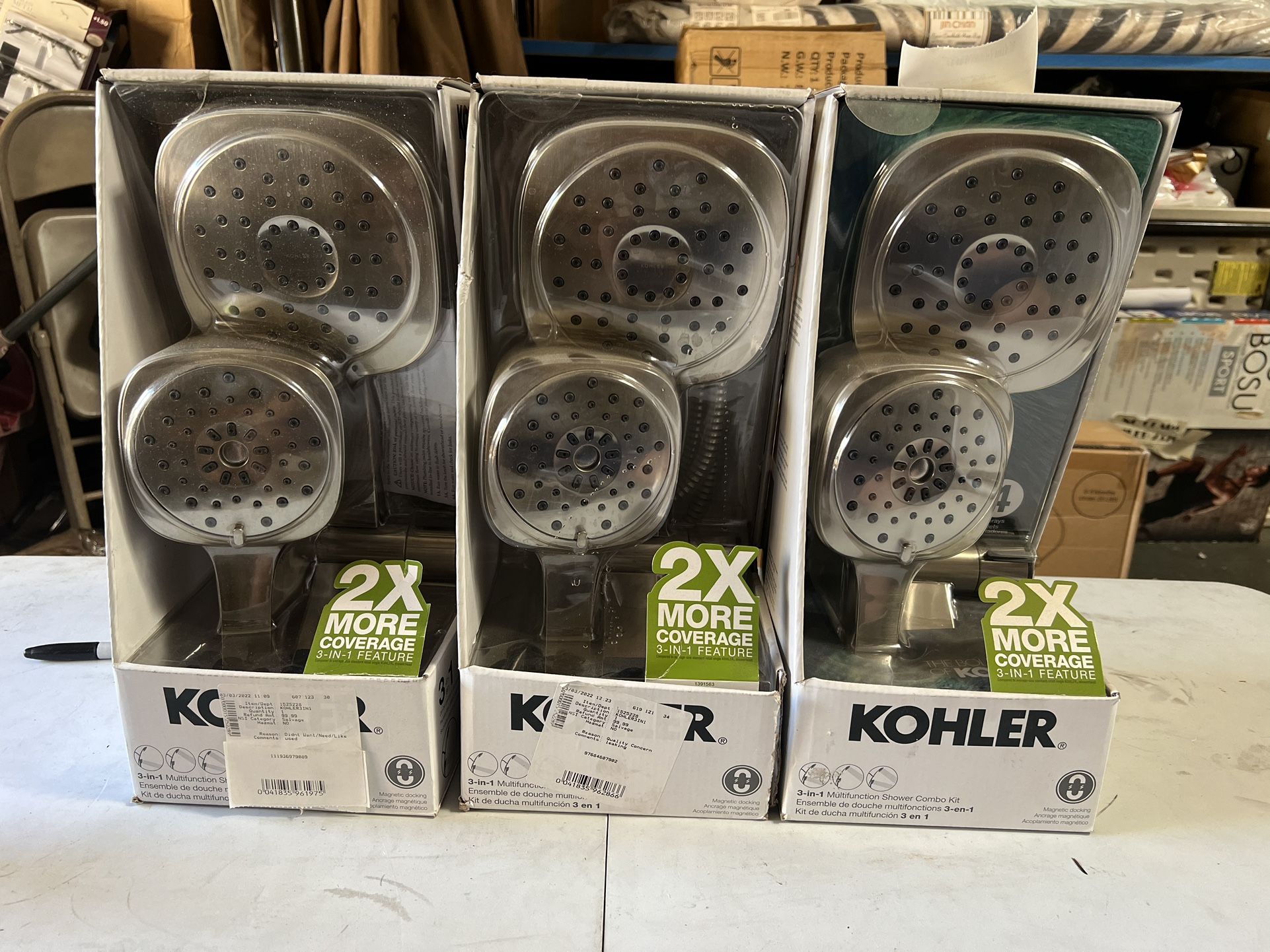 Kohler Adjuste 3-in-1 Multifunction Shower Kit Shower Head
