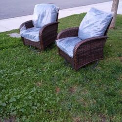 Patio Swivel Rocking Chairs Outdoor Swivel Rocking Chairs Patio Sofa Set Patio Outdoor Rocking Chair Set 🆕🚎🚛🆕