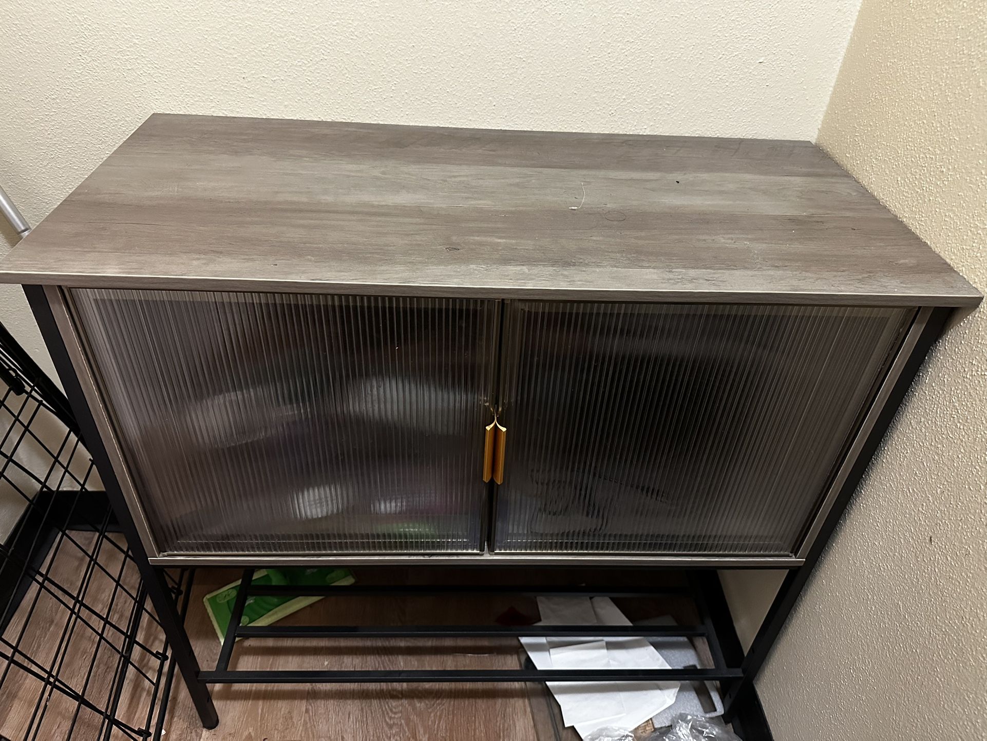 Side Table Storage Cabinet