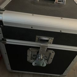 Metal Vinyl records storage box