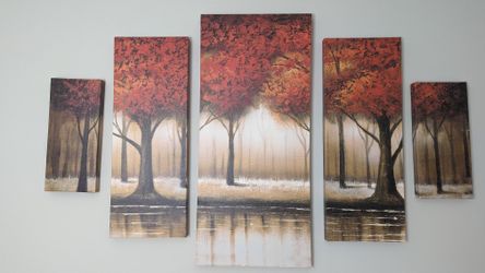 Nature Canvas 5 Piece Wall Art
