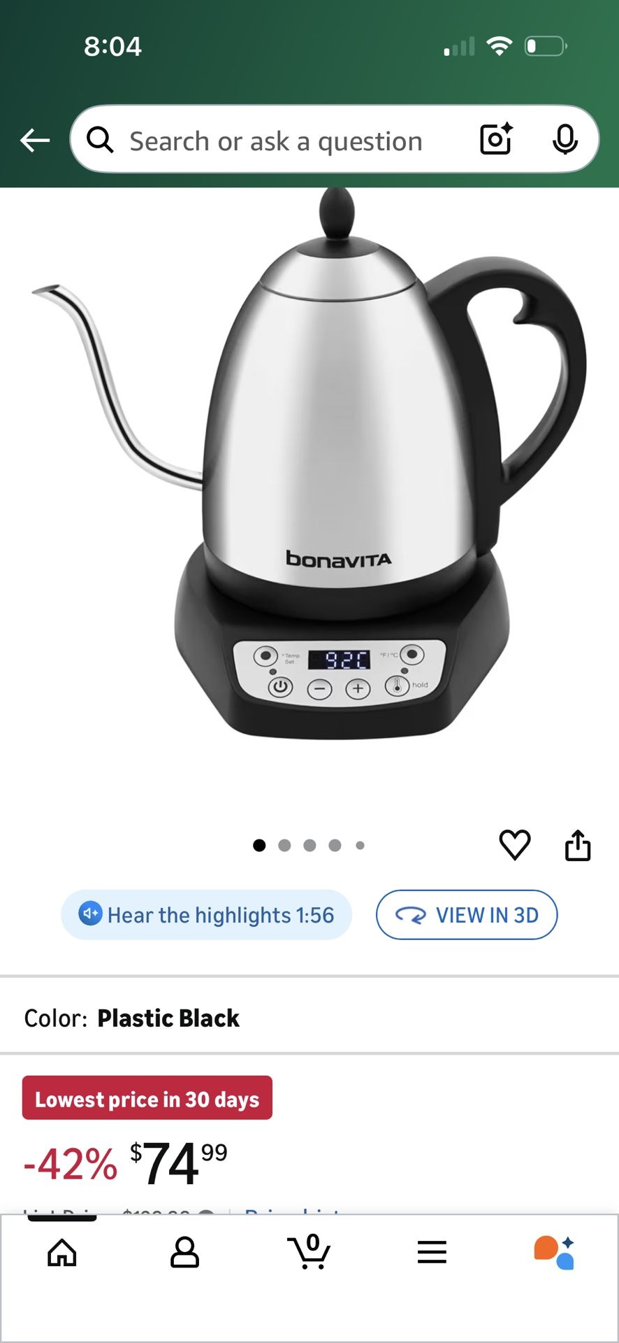 Bonavita Electric Kettle