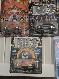 🔥🔥KISS Racing Champions Die-Cast Cars - Limited Edition Collectibles (3 Cars)