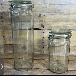 2 Vintage Canister Set
