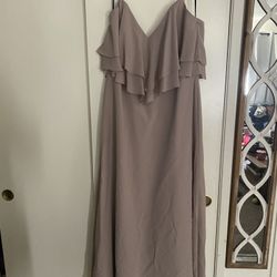 Sorella Vita Boho Chiffon Bridesmaid gown