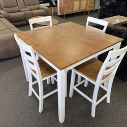 Dining Table With 4 Stools 