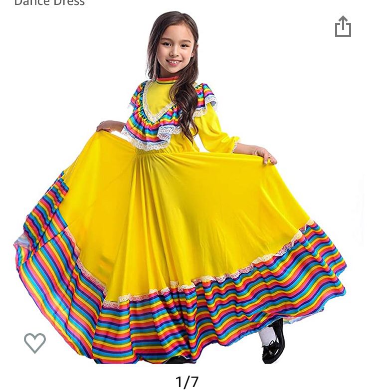 Mexican Girl Senorita Child Costume