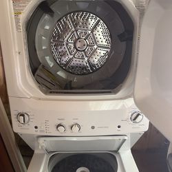 GE Electric Stacked Laundry