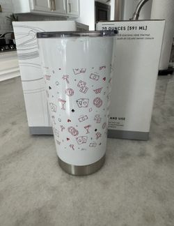 Brand New in box Set of 2 Carnival 20oz. Stainless Steel Tumblers