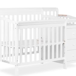 4-in-1 Mini Convertible Baby Crib 