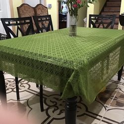 Dining Table 4 Chairs With Extension