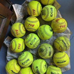 18 softballs
