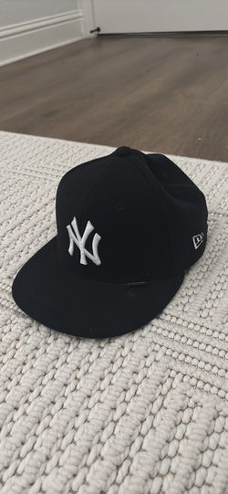 Black NY Flat Billed Cap