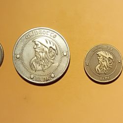 2 Harry Potter Coins