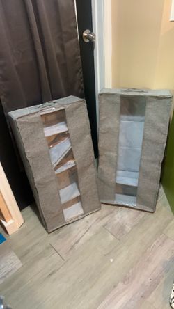 Grey cloth storage