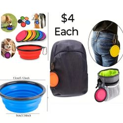 Pet Travel Bowl FREE Croc Charm 