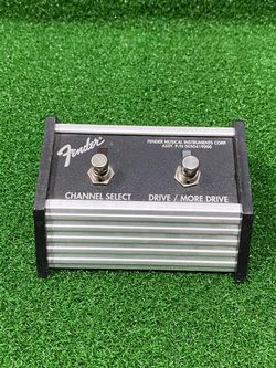 Fender Two Button Guitar Amp Amplifier Footswitch P/N 00(contact info removed)0