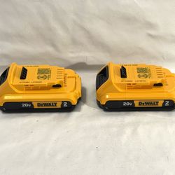 Brand New Dewalt Two  (2Ah ) Batteries. Both are brand new.