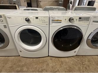 Whirlpool Front Load Washer And Dryer Set With Warranty