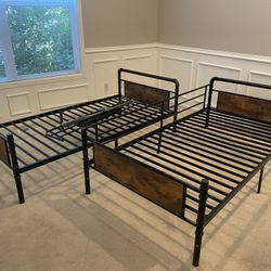 Heavy Duty  Twin Over Twin Bunk Bed