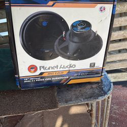 Planet Audio 15 “ Speaker. New.  New.  