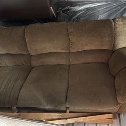 Sofa, Love Seat, and Recliner - $200