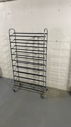 Shoe Rack Sturdy w/ Castors