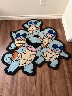 Squirtle Squad pokemon rug