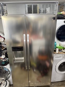 42” LG studio counter depth built in side by side