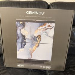 Mobile Pixels Geminos 24” Dual Stacked Computer Monitors