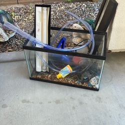 Fish Tank And Items
