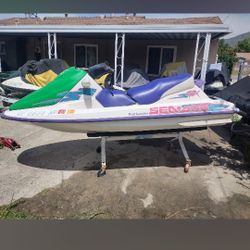 SEADOO GTX 3 SEATER FRESH MOTOR NEW UPHOLSTERY CUURRENT TAGS NO TRAILER 1500 ONLY 7 HOURS ON  TOP END