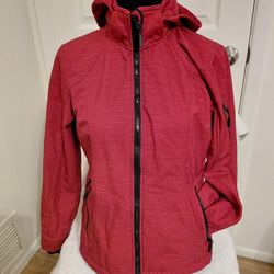 Women's  Medium Free Country Red Softshell/Fleece Jacket Make me an offer